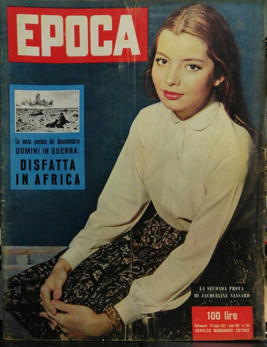 EPOCA N.354 1957 JACQUELINE SASSARD