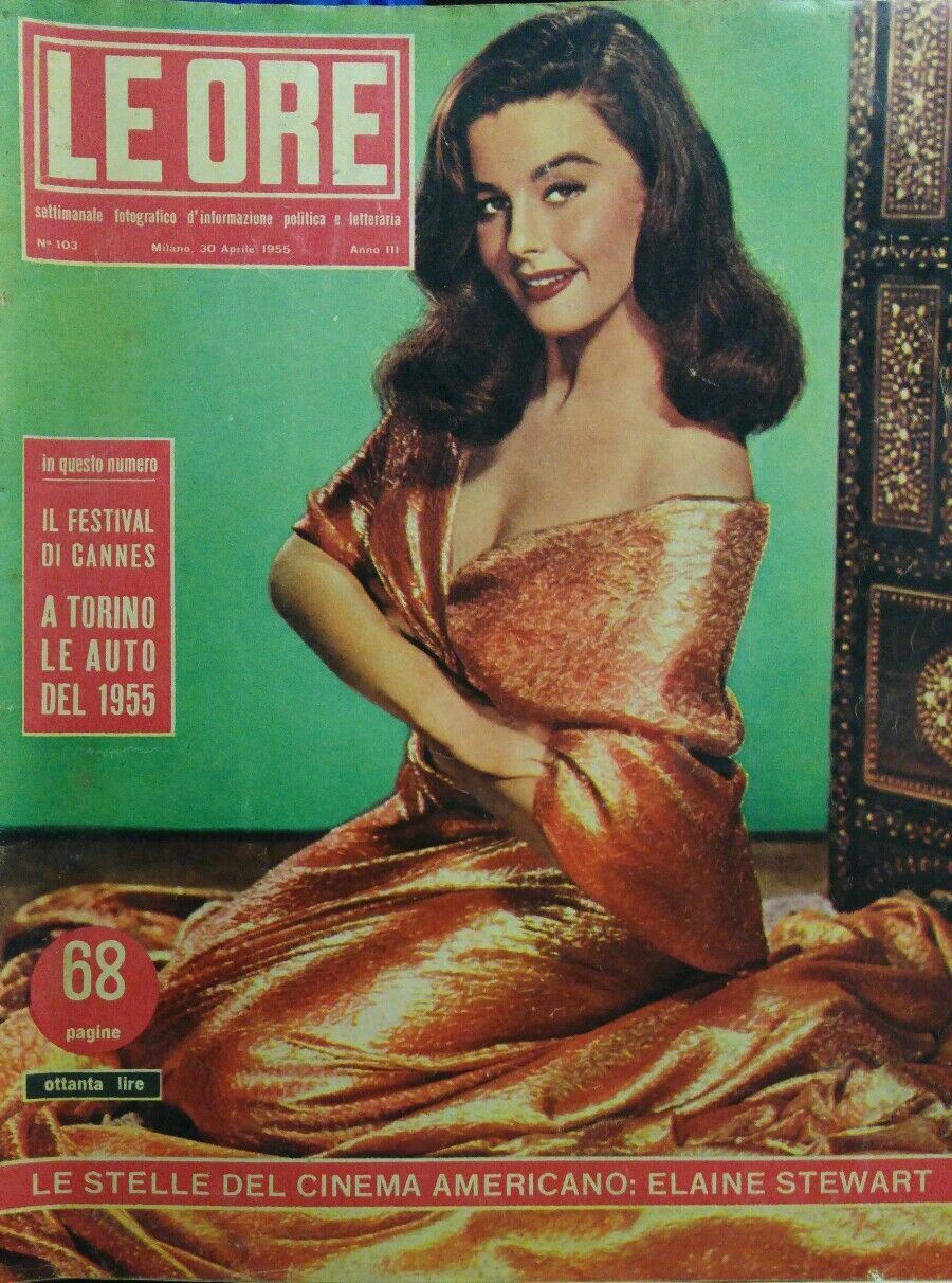 LE ORE N.103 1955 ELAINE STEWART