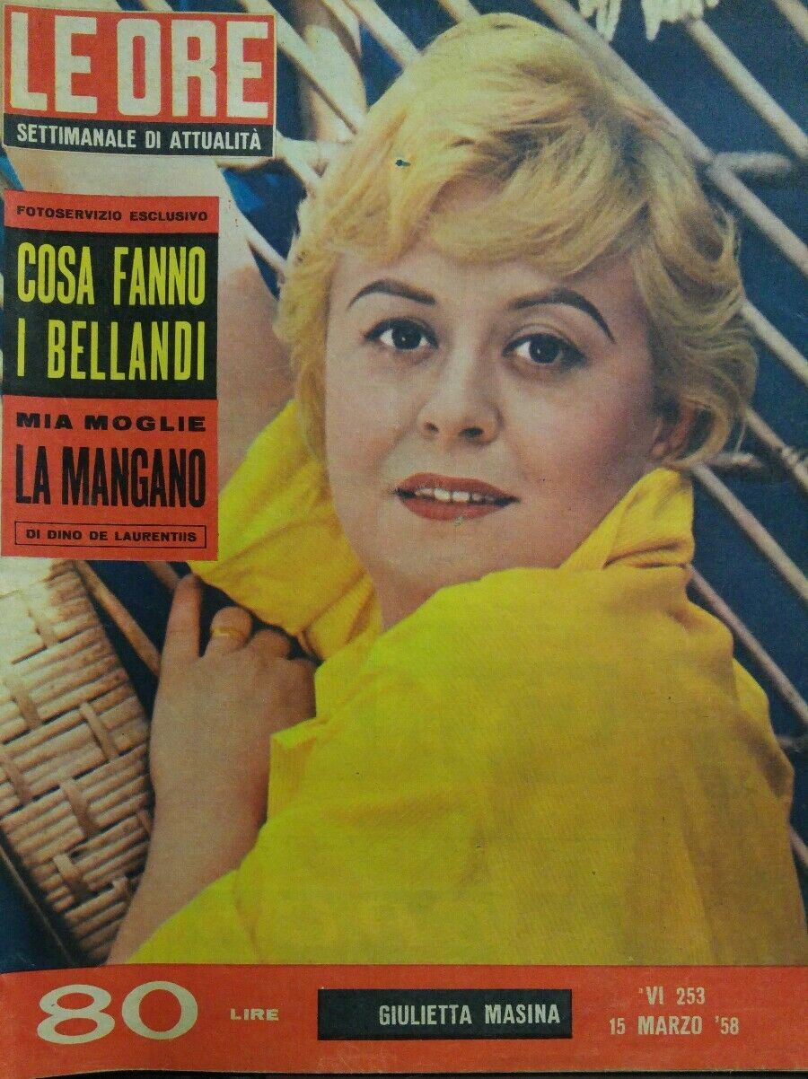 LE ORE N.253 GIULIETTA MASINA