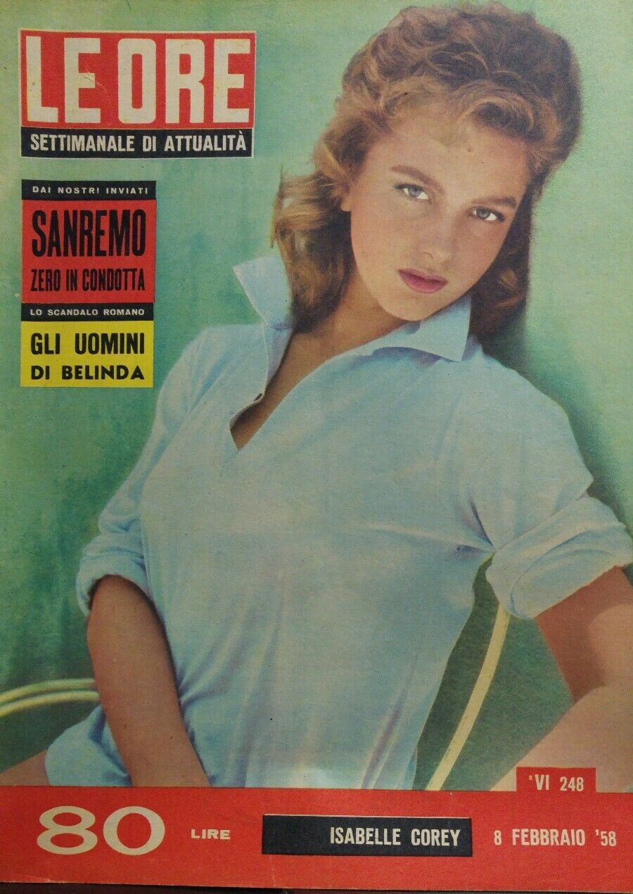 LE ORE N.248 1958 ISABELLE COREY