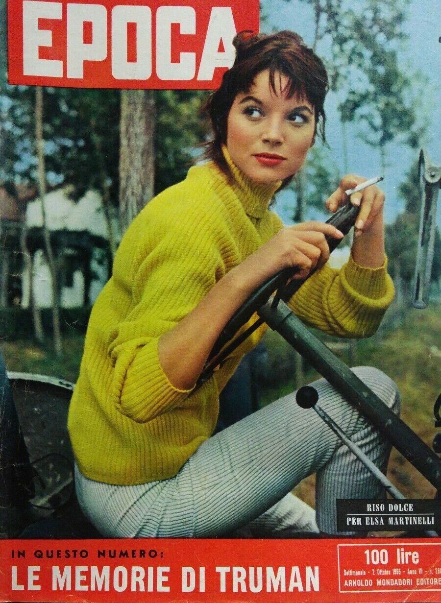 EPOCA N.261 1955 ELSA MARTINELLI