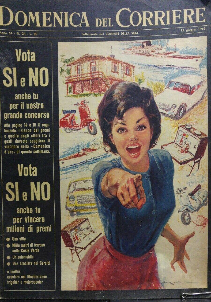 DOMENICA DEL CORRIERE N.24 1965