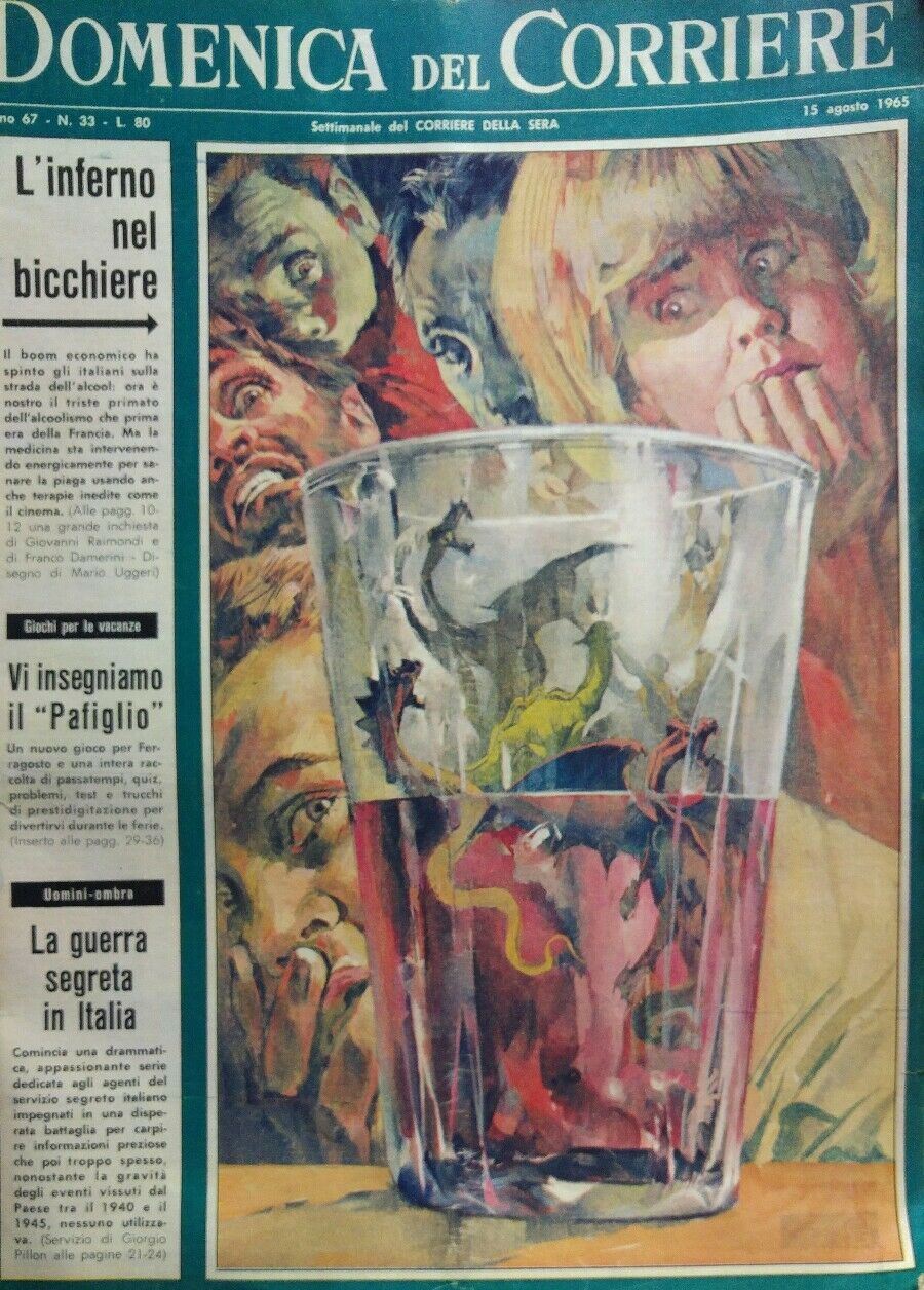 DOMENICA DEL CORRIERE N.33 1965