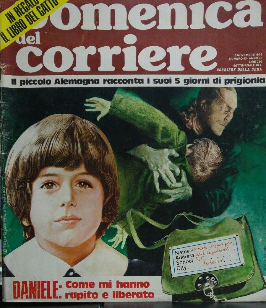 DOMENICA DEL CORRIERE N.45 1974