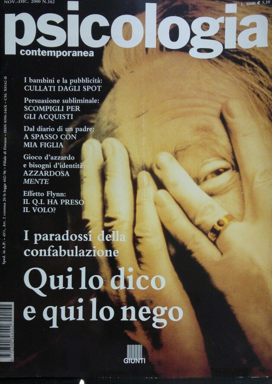 PSICOLOGIA CONTEMPORANEA N.162  2000