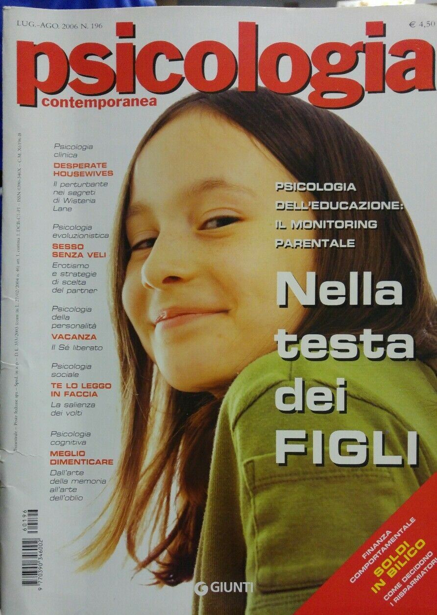PSICOLOGIA CONTEMPORANEA N.196 2006