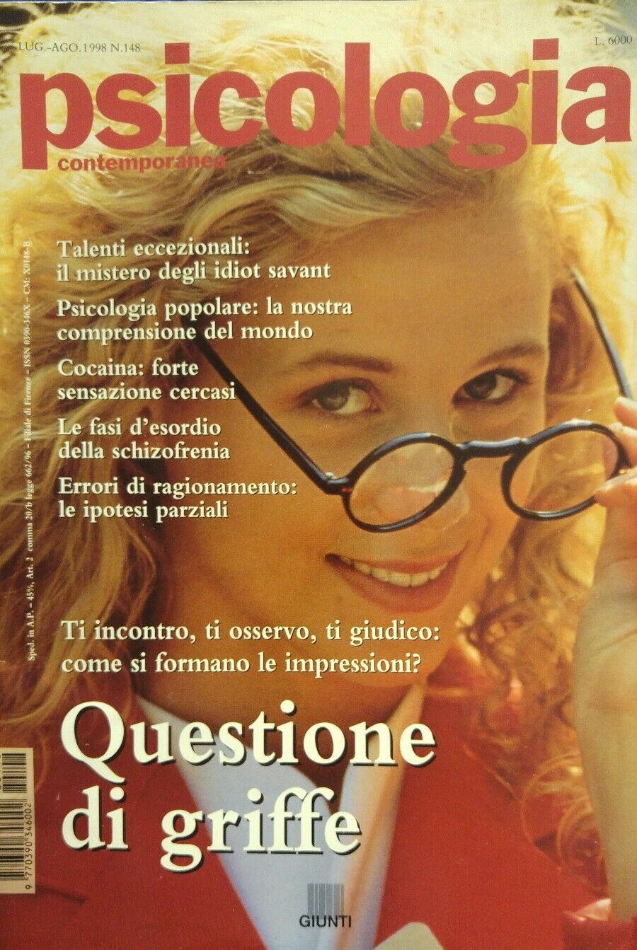 PSICOLOGIA CONTEMPORANEA N.148 1998