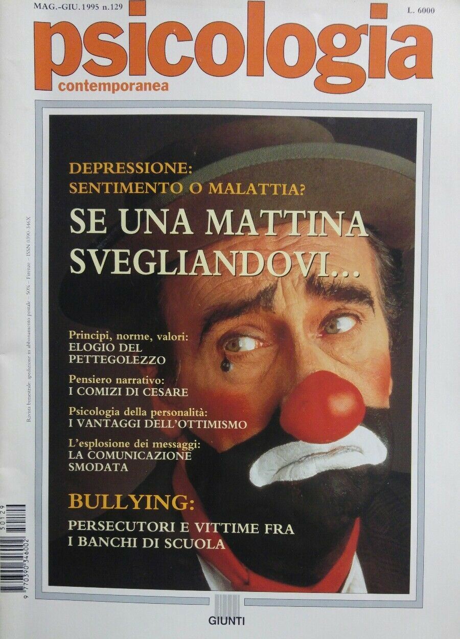 PSICOLOGIA CONTEMPORANEA N.129 1995 LA DEPRESSIONE