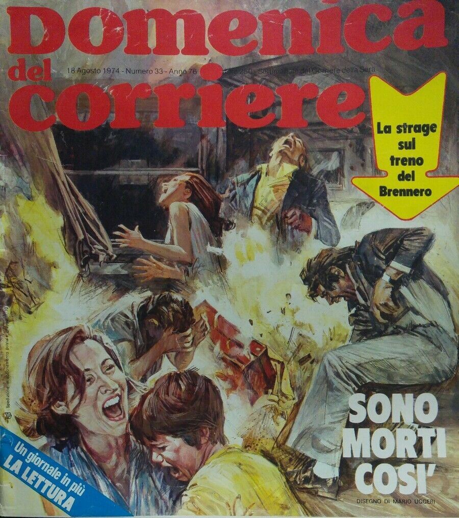 DOMENICA DEL CORRIERE N.33 1974