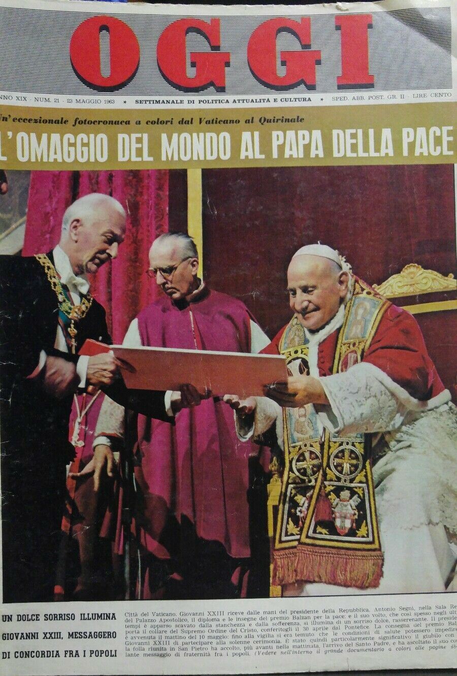 OGGI N.21 1963