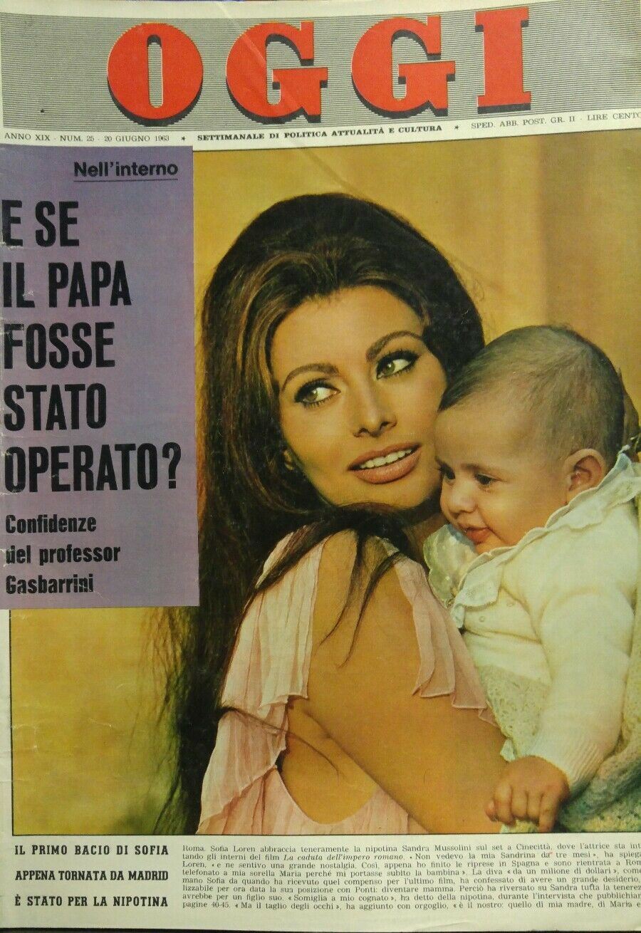 OGGI N.25  1963 SOFIA LOREN