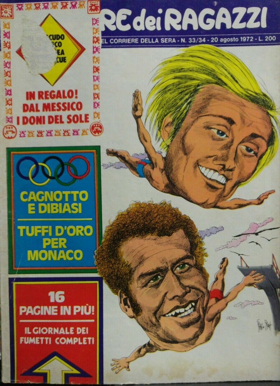 CORRIERE DEI RAGAZZI N.33/34 1972