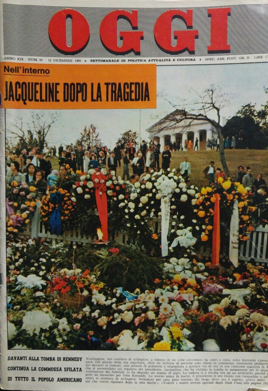 OGGI N.50 1963 OMICIDIO KENNEDY