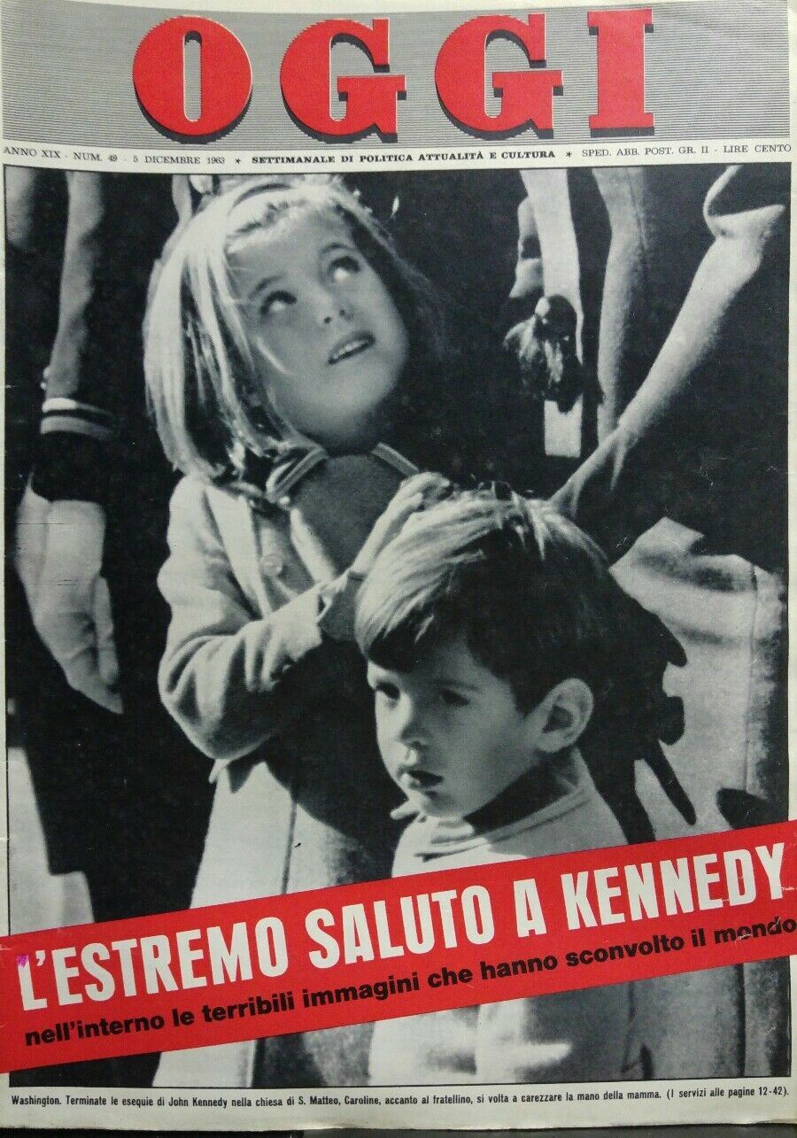 OGGI N.49  1963 FUNERALI DI KENNEDY