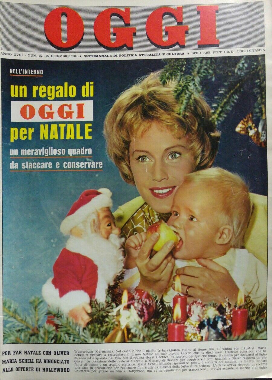 OGGI N.52 1962 MARIA SCHELL