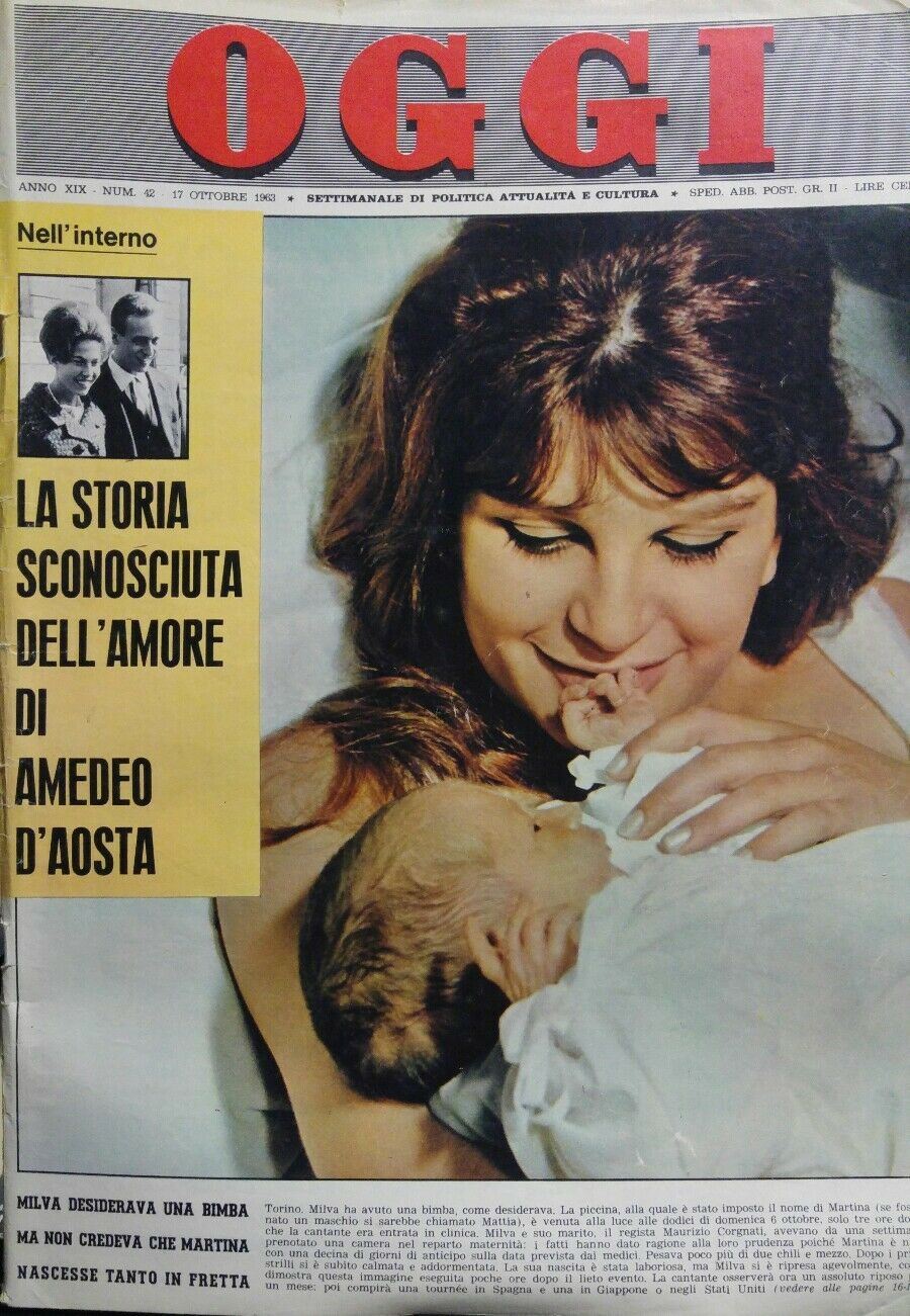 OGGI N.42 1963 MILVA