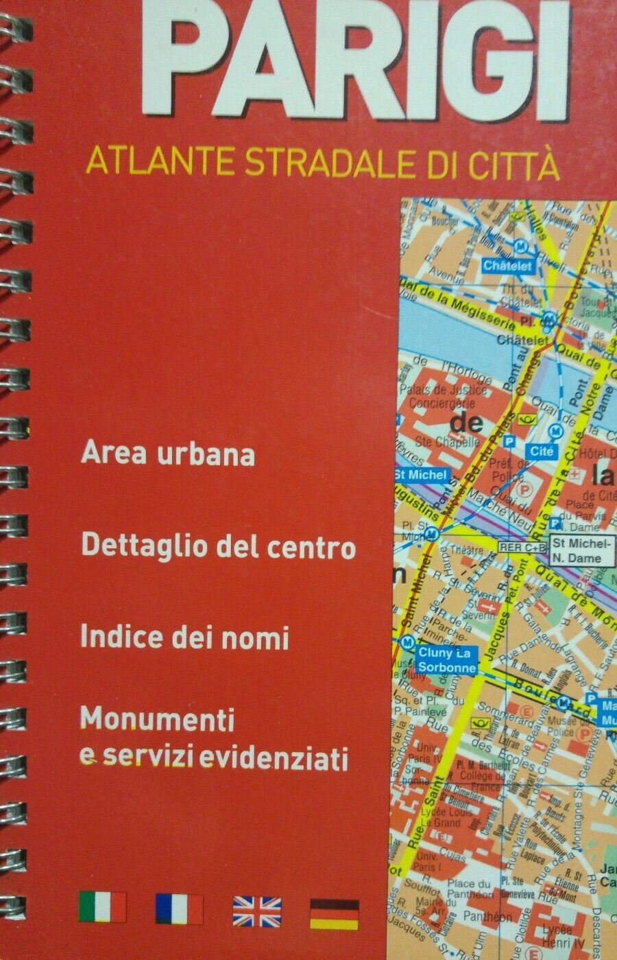 PARIGI ATLANTE STRADALE DELLA CITTA' DE AGOSTINI