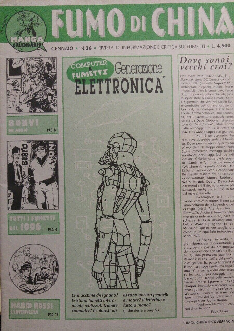 FUMO DI CHINA N.36 GENNAIO 1996