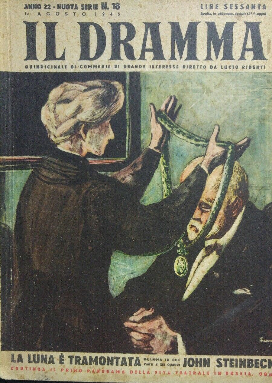 IL DRAMMA N.18 1946 LA LUNA E' TRAMONTATA