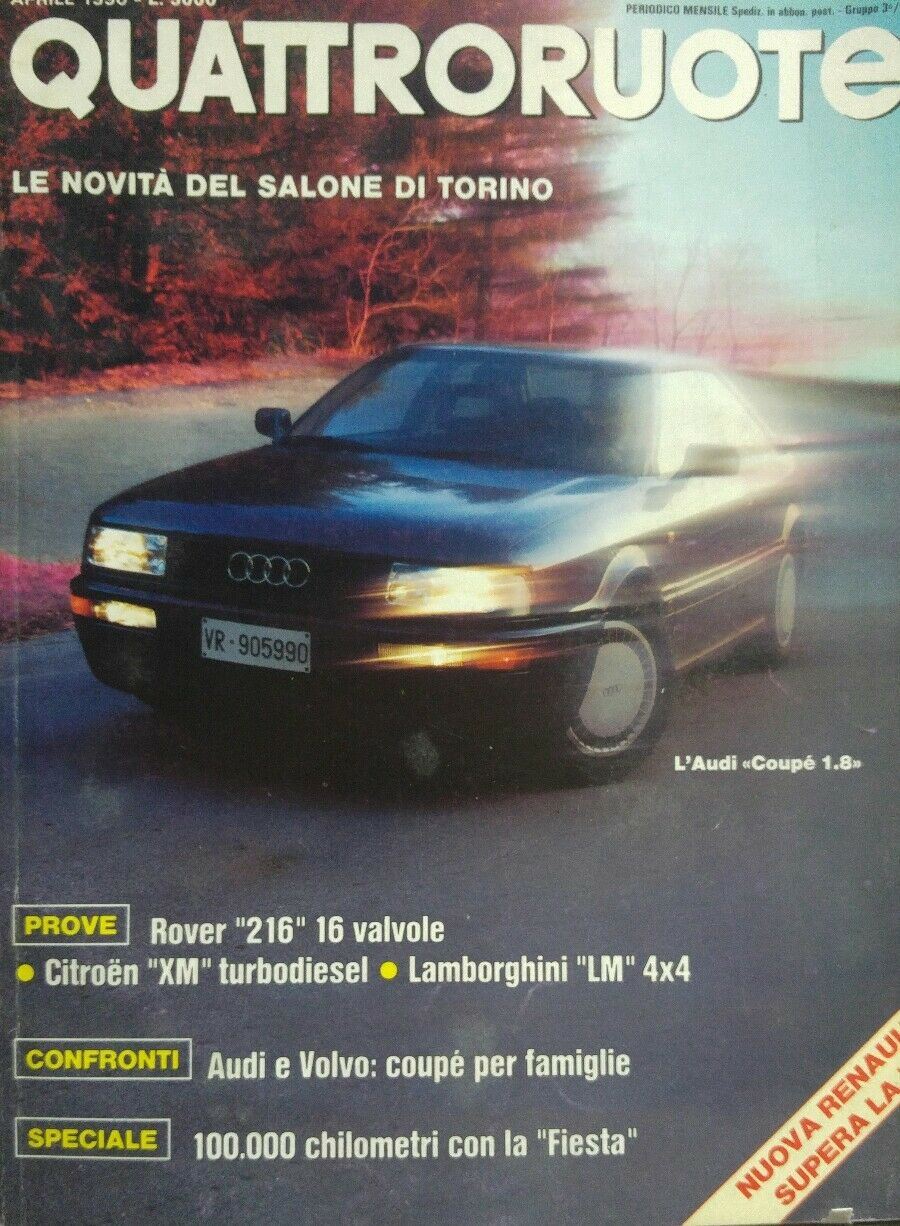 QUATTRORUOTE APRILE 1990