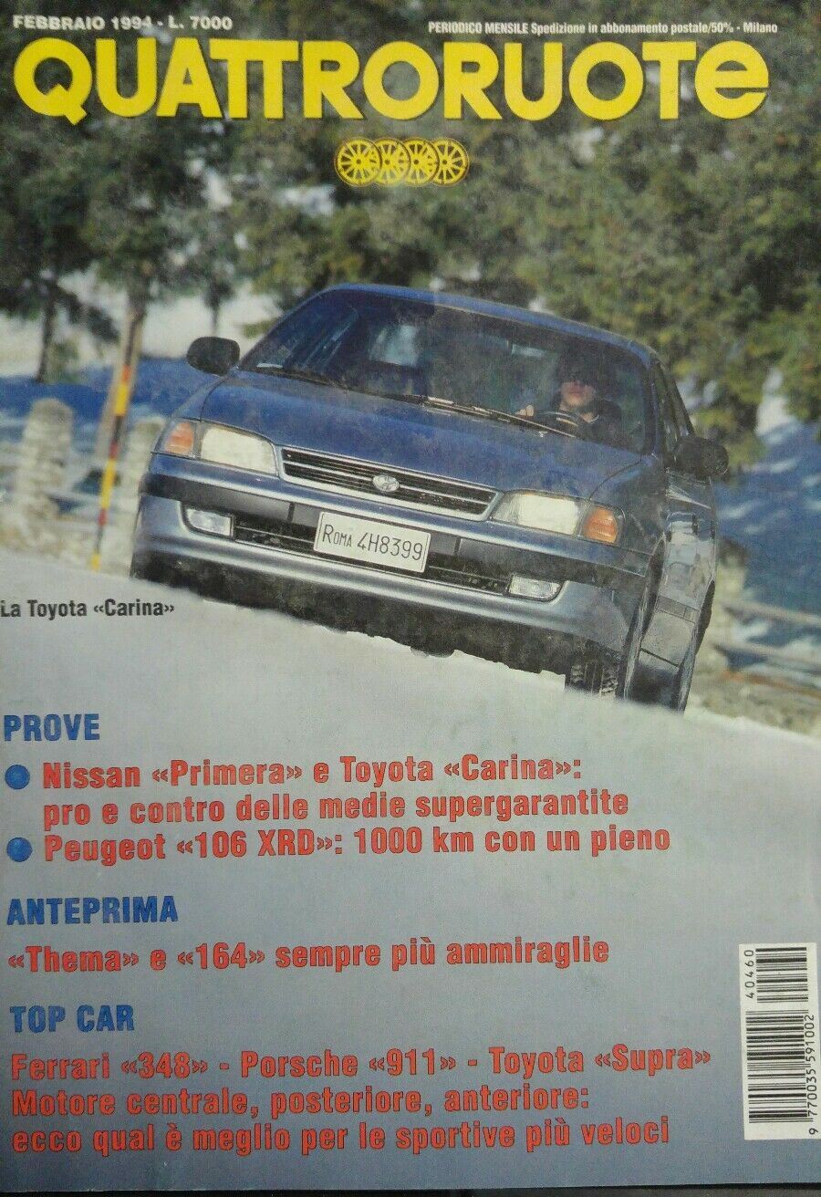 QUATTRORUOTE FEBBRAIO 1994