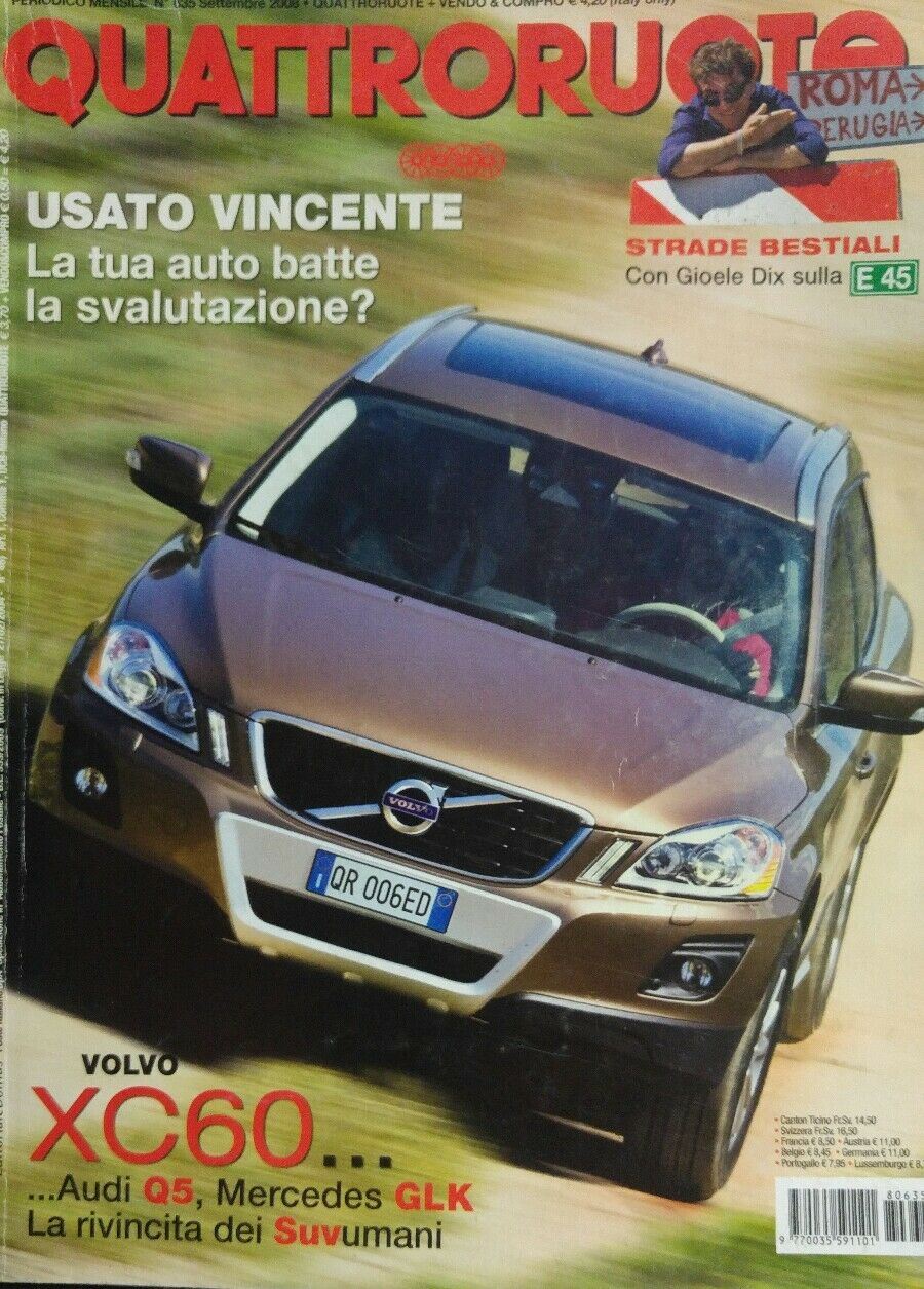 QUATTRORUOTE SETTEMBRE 2008