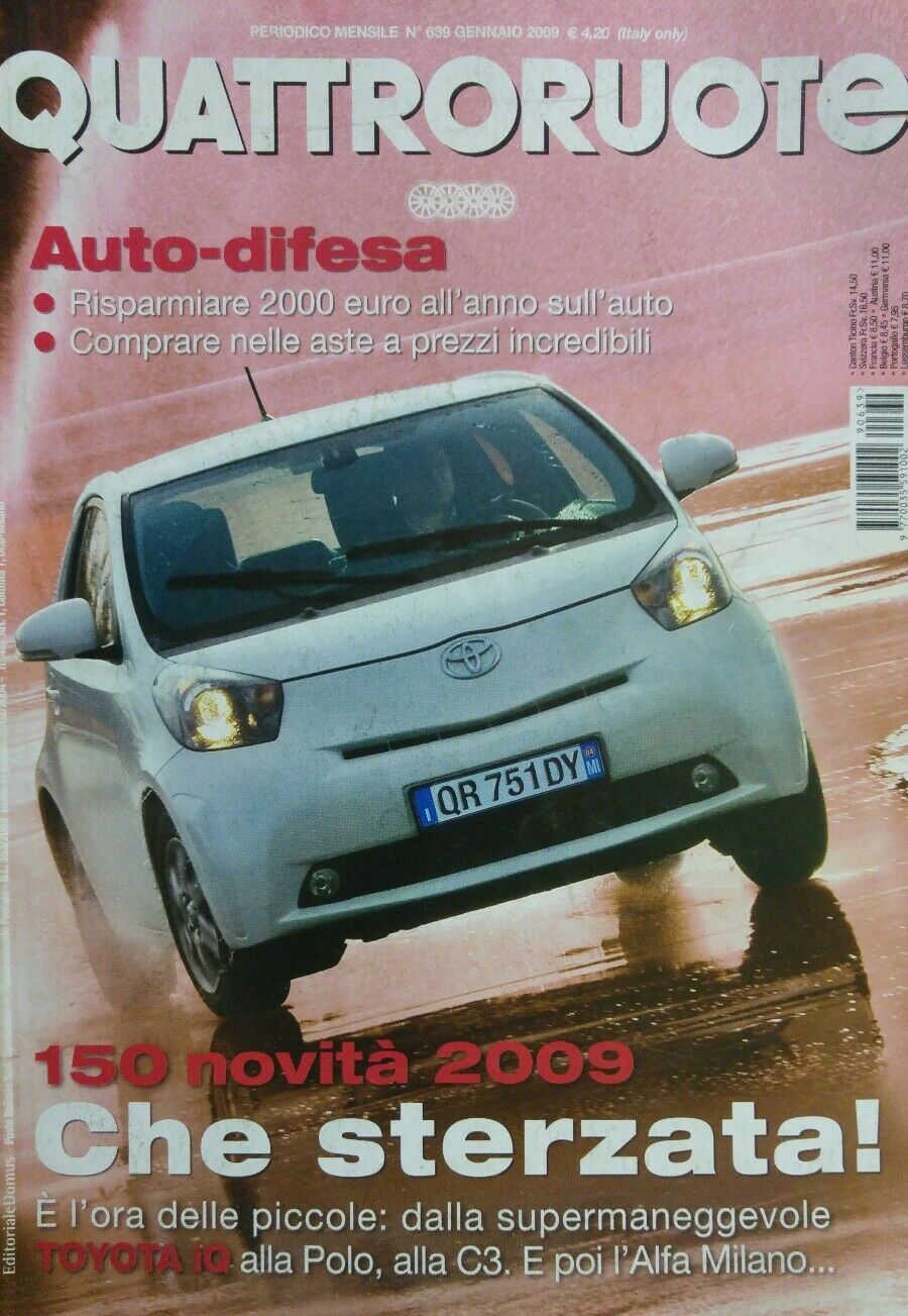 QUATTRORUOTE GENNAIO 2009