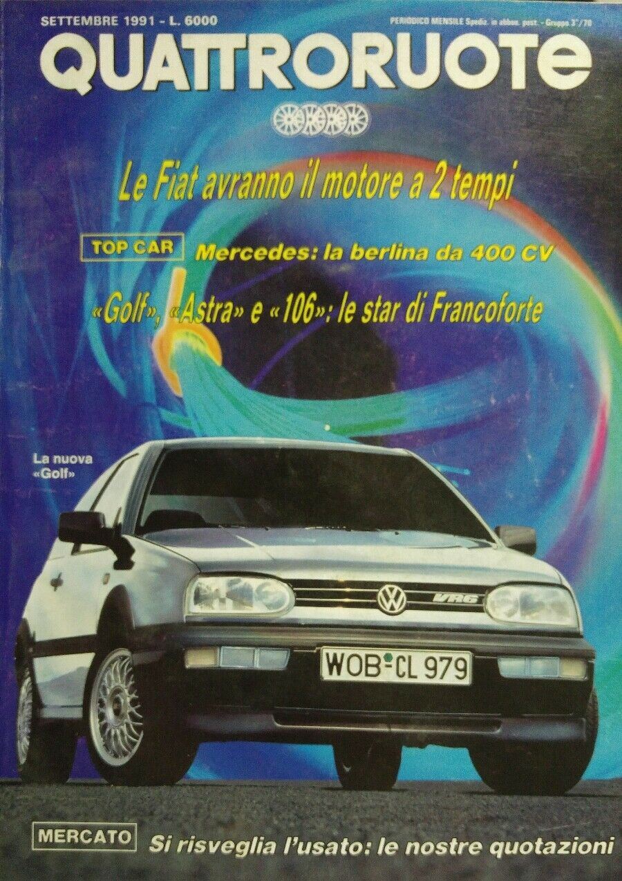 QUATTRORUOTE SETTEMBRE 1991