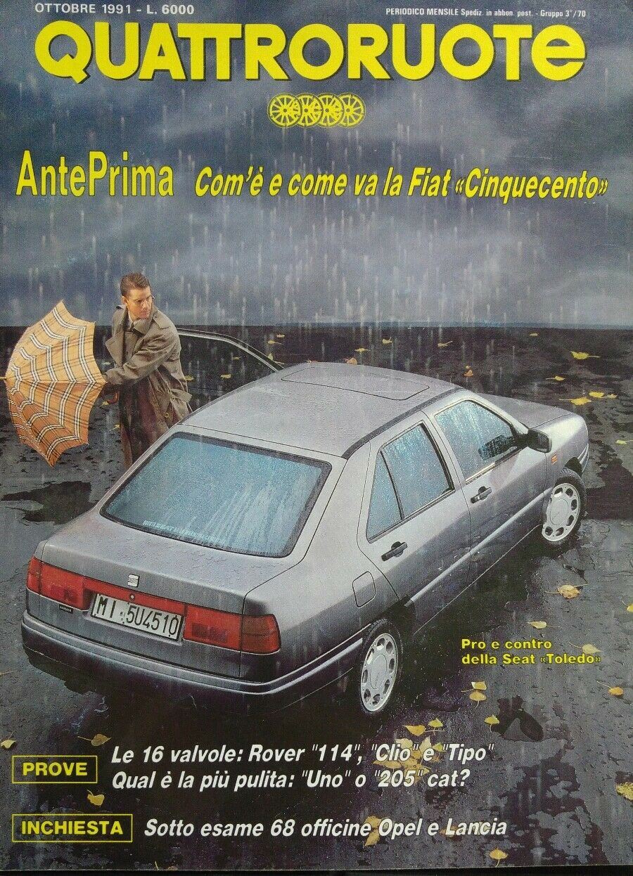 QUATTRORUOTE OTTOBRE 1991