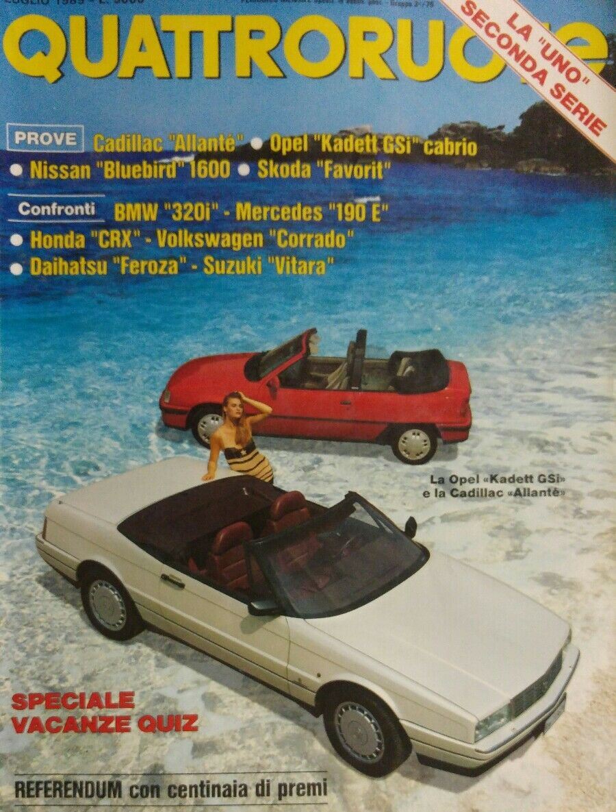 QUATTRORUOTE LUGLIO 1989