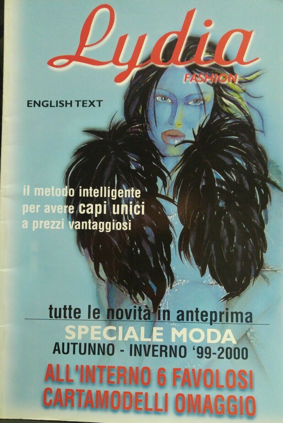 LYDIA FASHION AUTUNNO INVERNO 1999/2000 cartamodelli alta moda