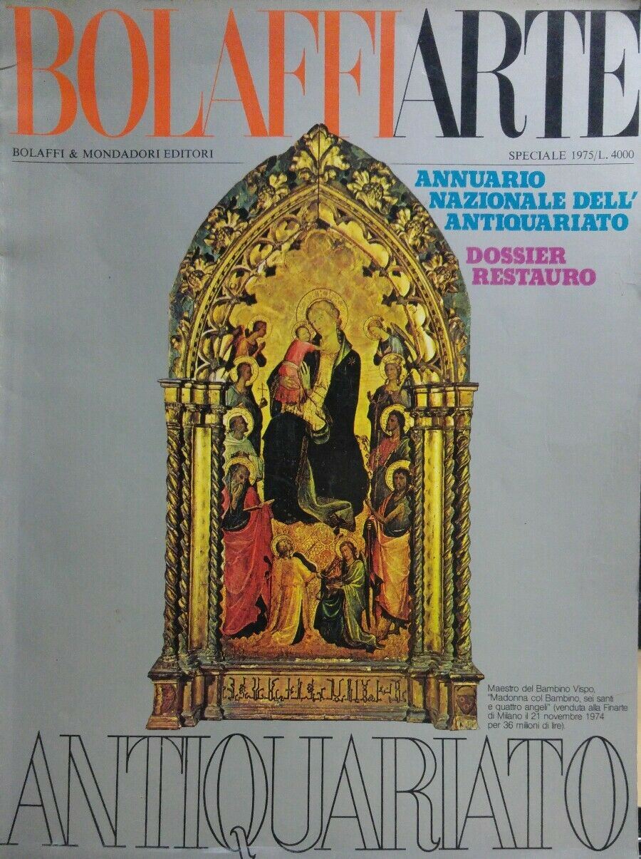 BOLAFFI ARTE ANTIQUARIATO SPECIALE 1975