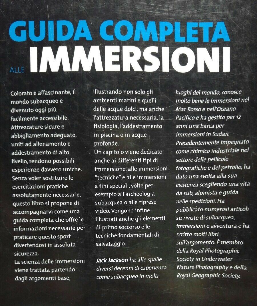 GUIDA COMPMETA ALLE IMMERSIONI JACK JACKSON