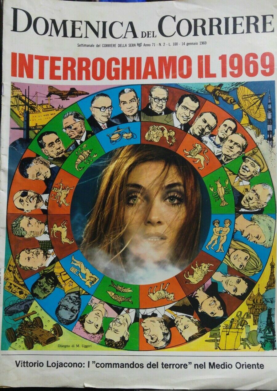 DOMENICA DEL CORRIERE N.2 1969