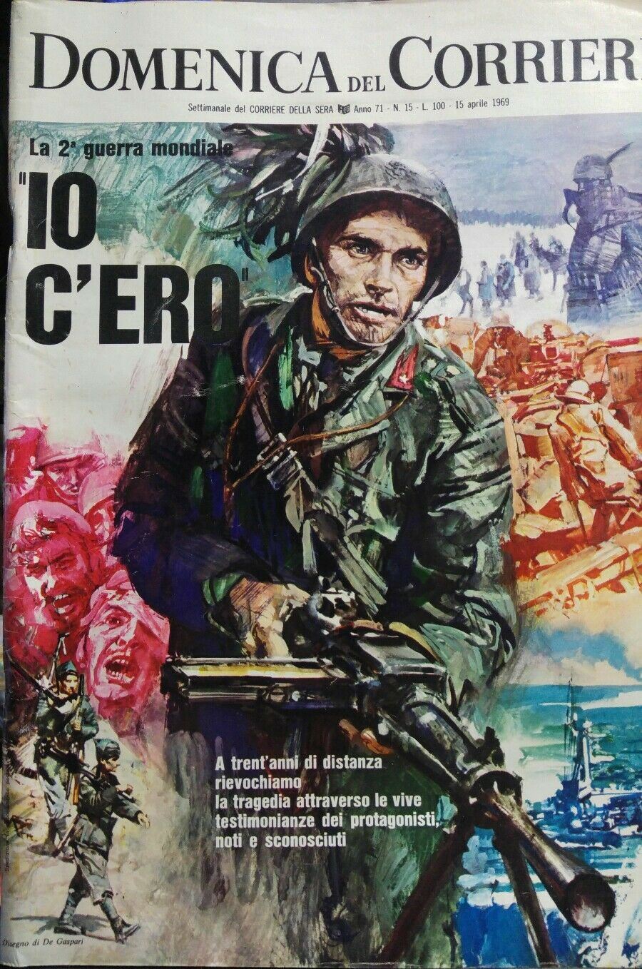 DOMENICA DEL CORRIERE N.15 15 APRILE 1969