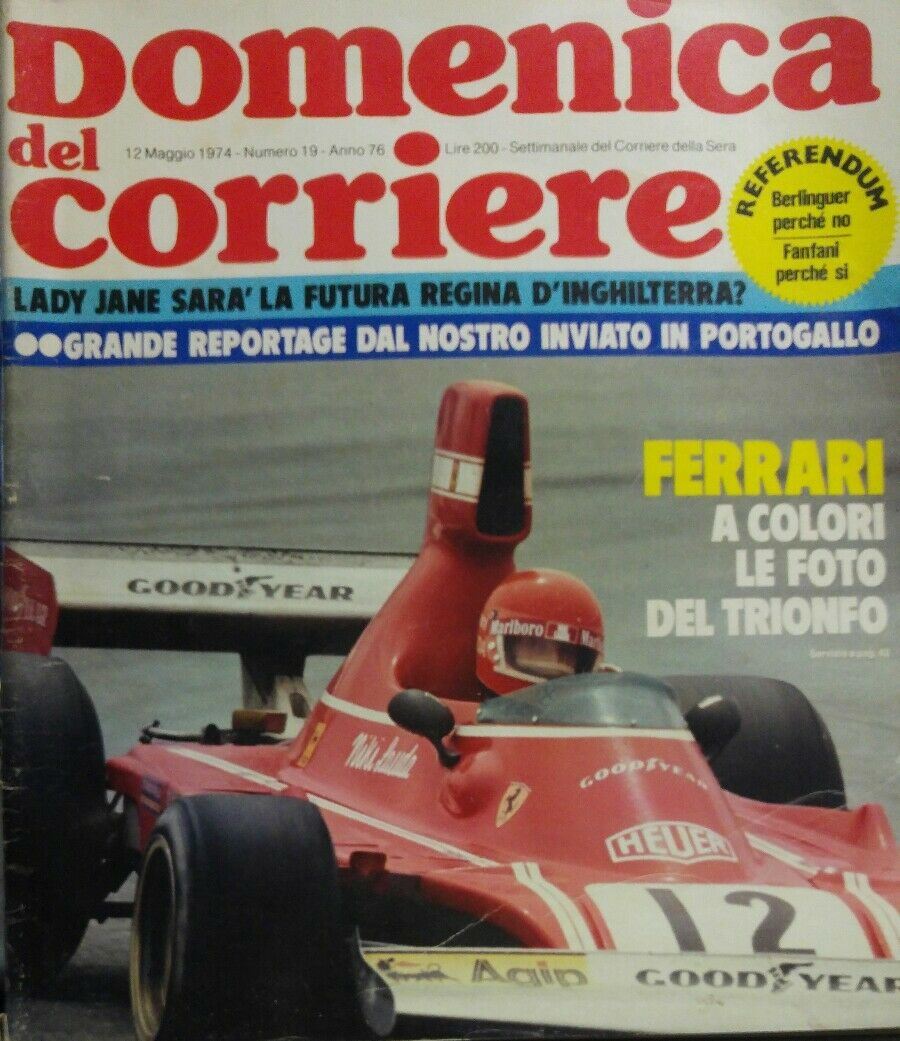 DOMENICA DEL CORRIERE N.19 1974