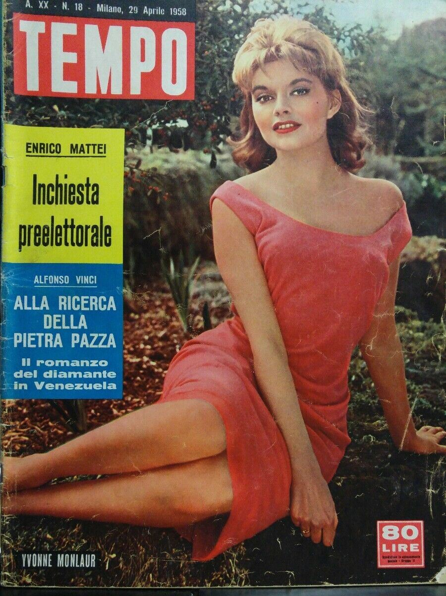 TEMPO N.18  1958 YVONNE MONLAUR