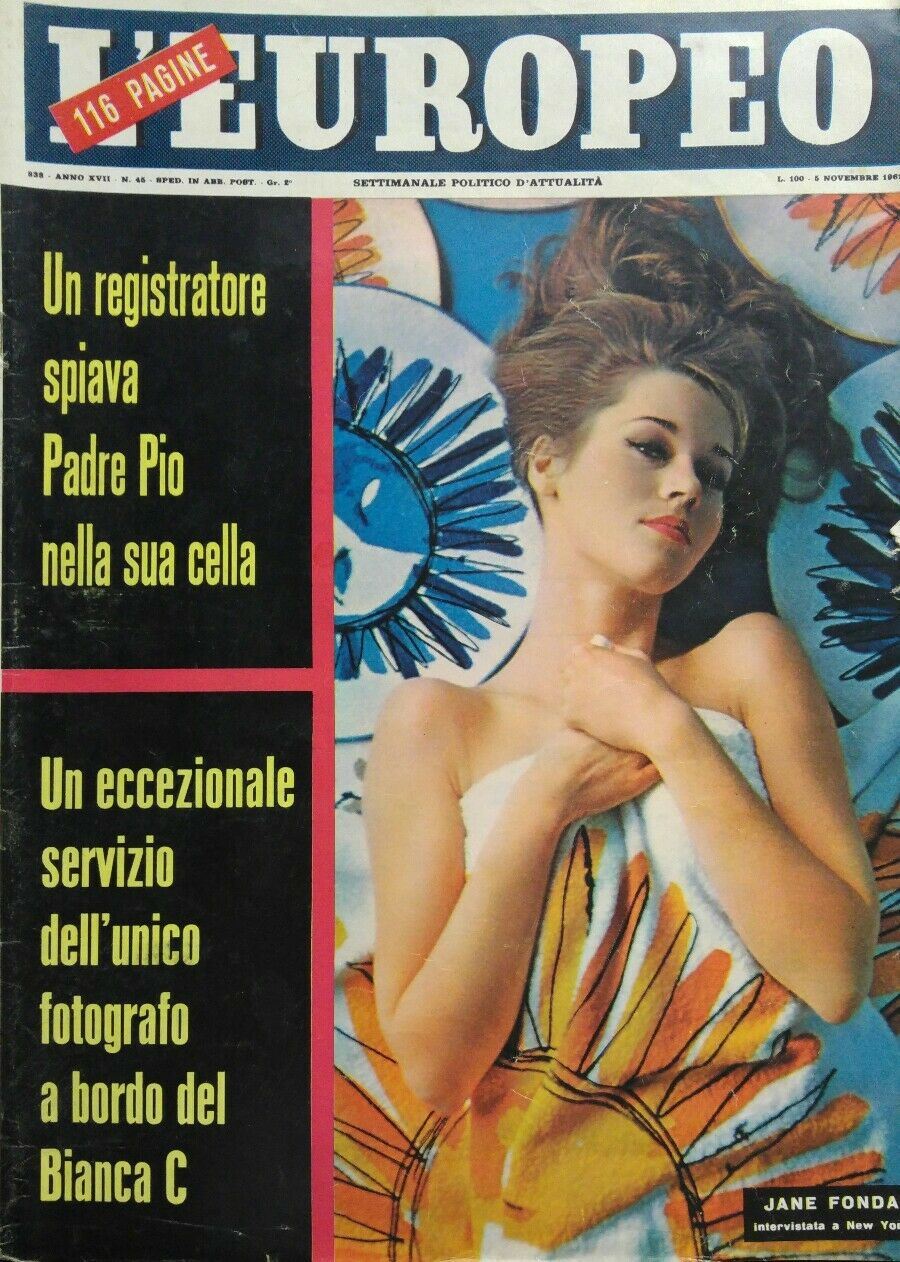L'EUROPEO N.45 1961 JANE FONDA