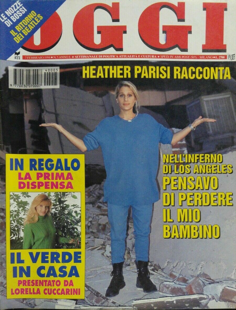 OGGI N.5 1994 HEATHER PARISI
