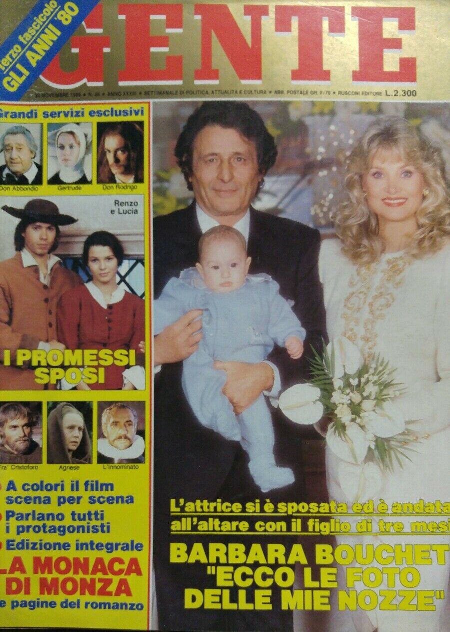 GENTE N.48 1989 BARBARA BOUCHET