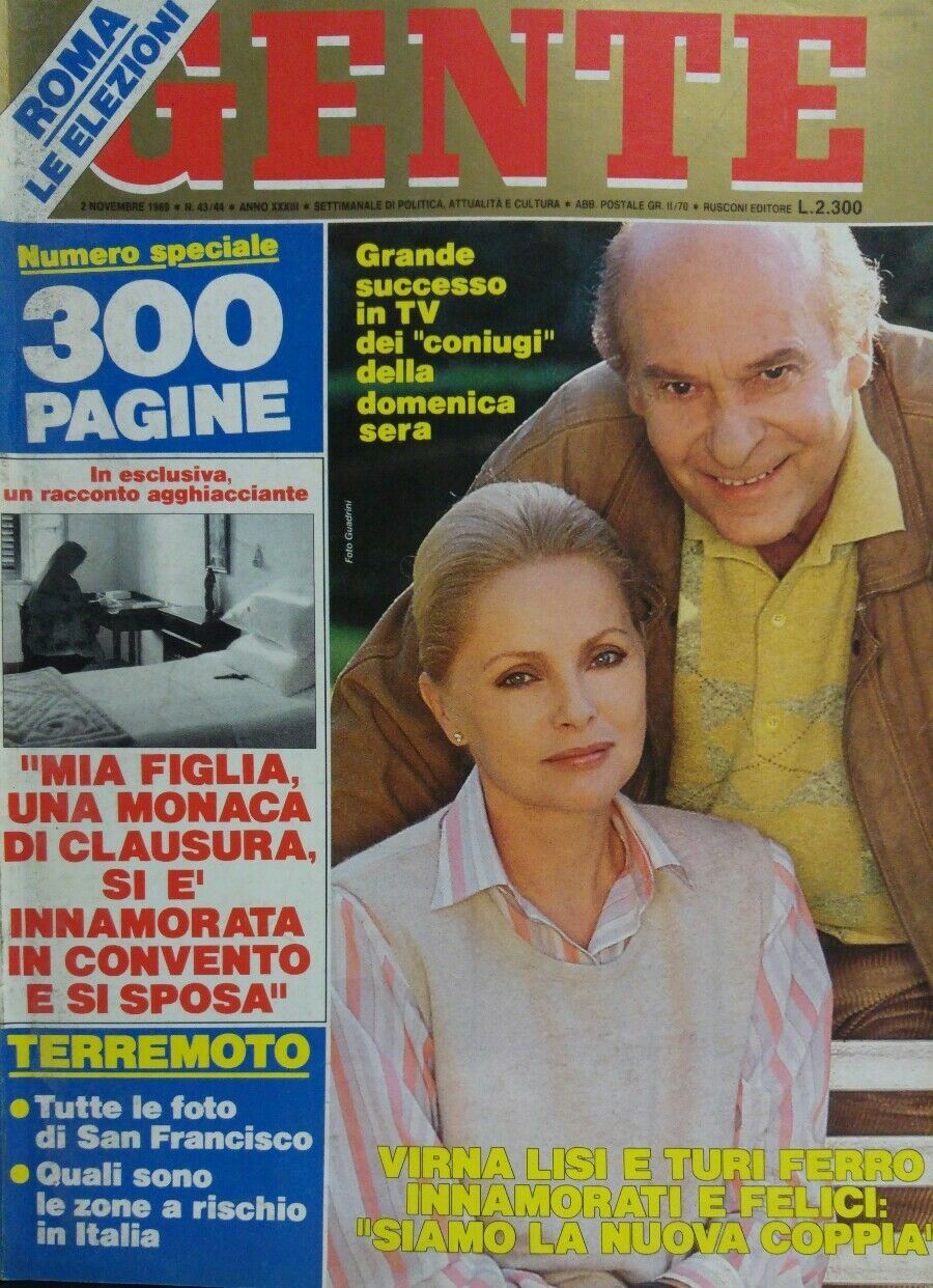 GENTE N.43/44 1989 VIRNA LISI