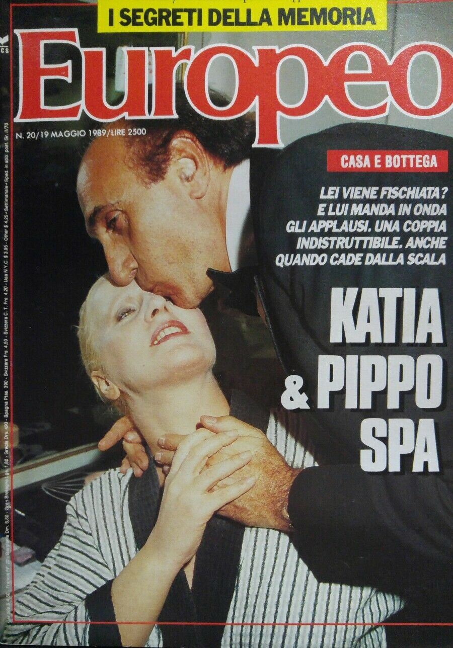 EUROPEO N.20 1989 PIPPO BAUDO KATIA RICCIARELLI