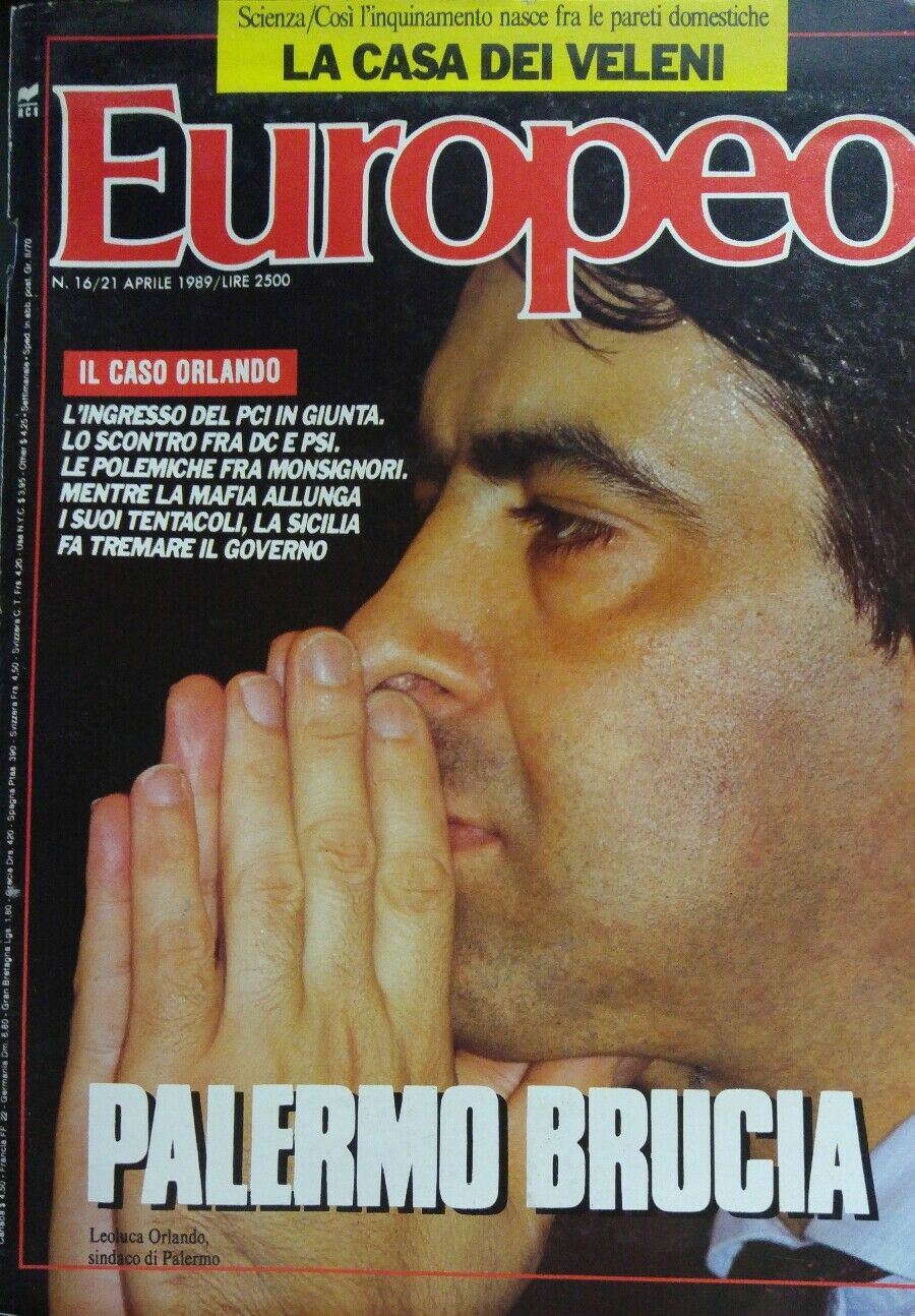 EUROPEO N.16 1989 LEOLUCA ORLANDO
