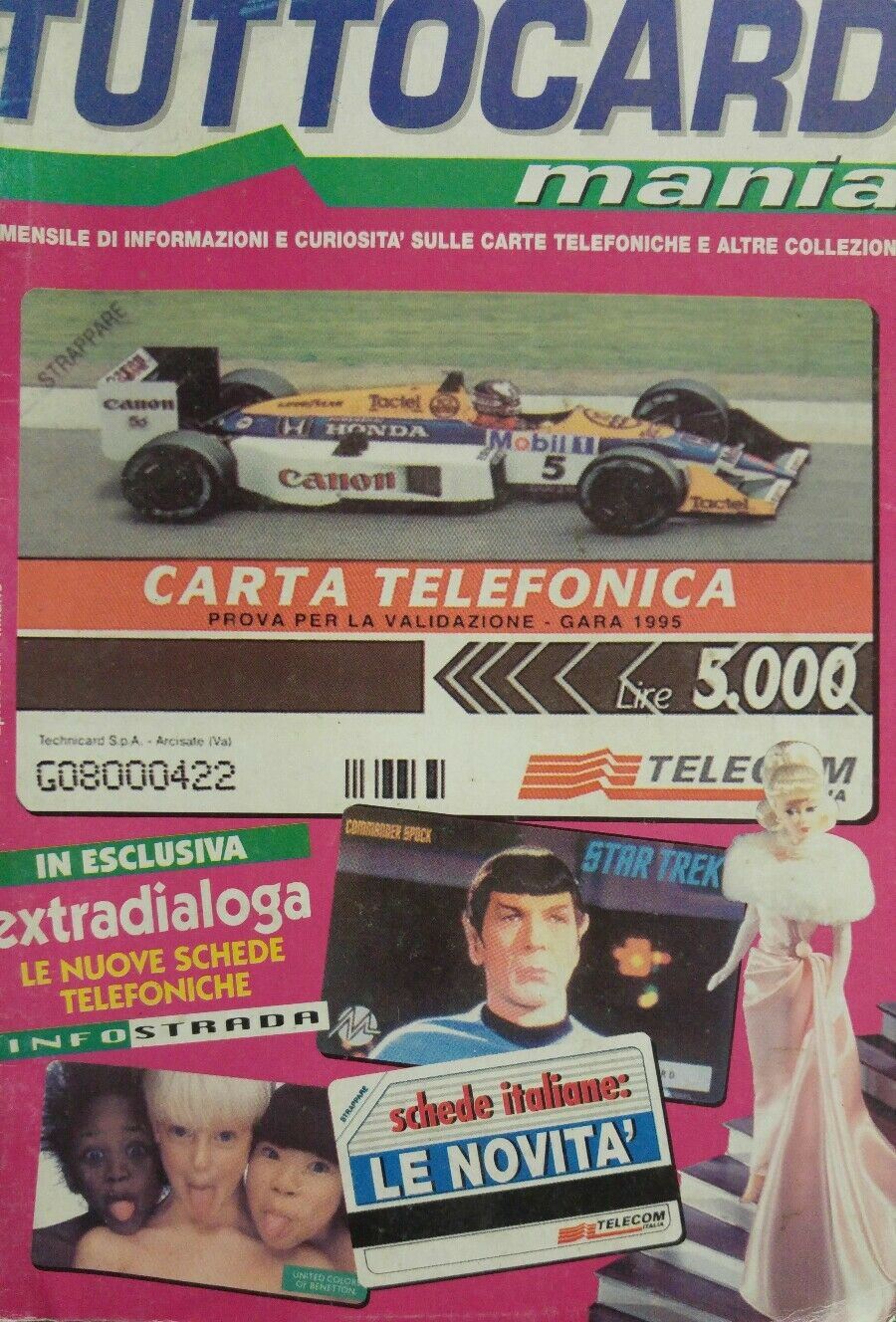 TUTTOCARD MANIA N.1 1996