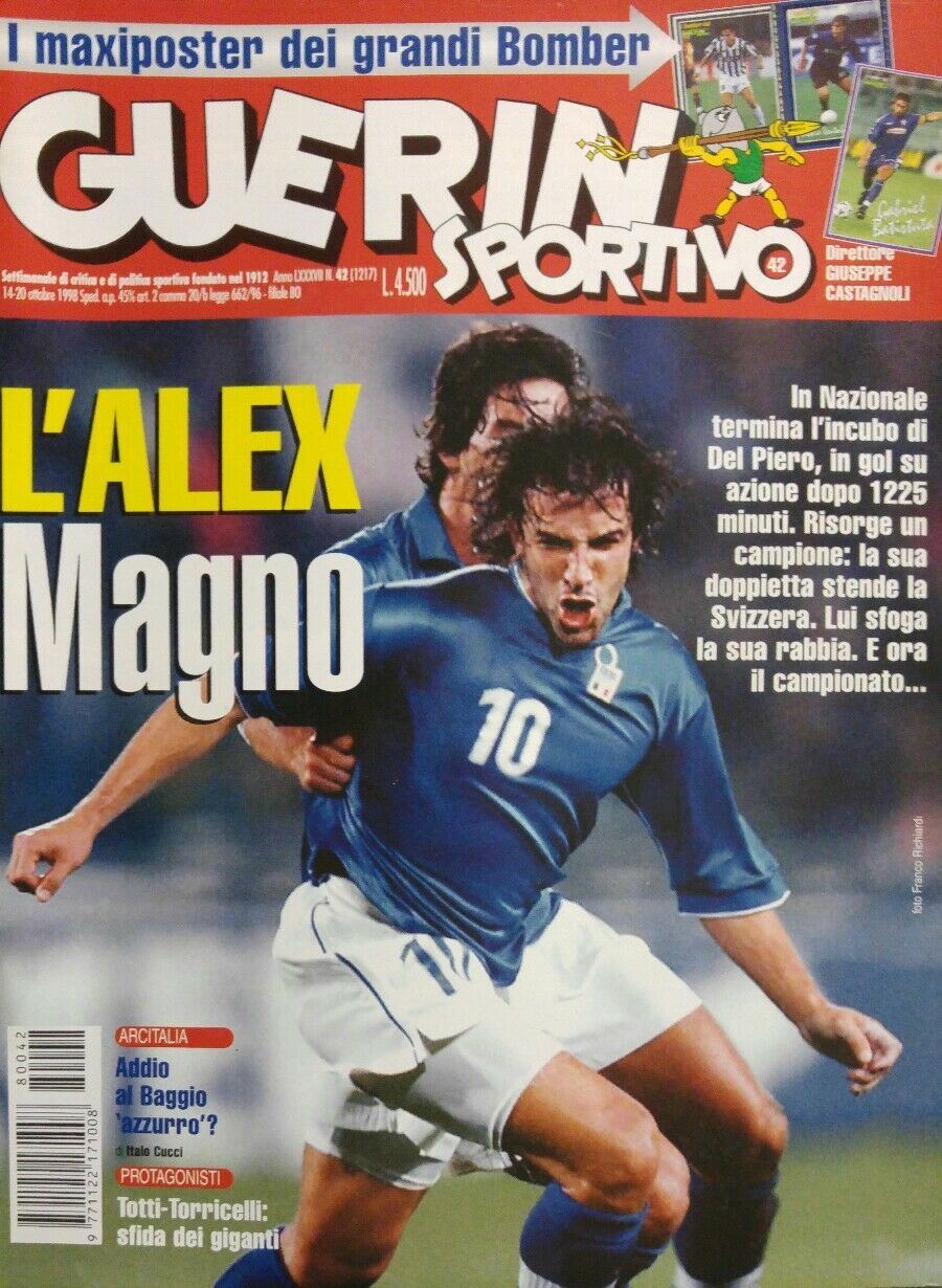 GUERIN SPORTIVO N.42  14 OTTOBRE 1998