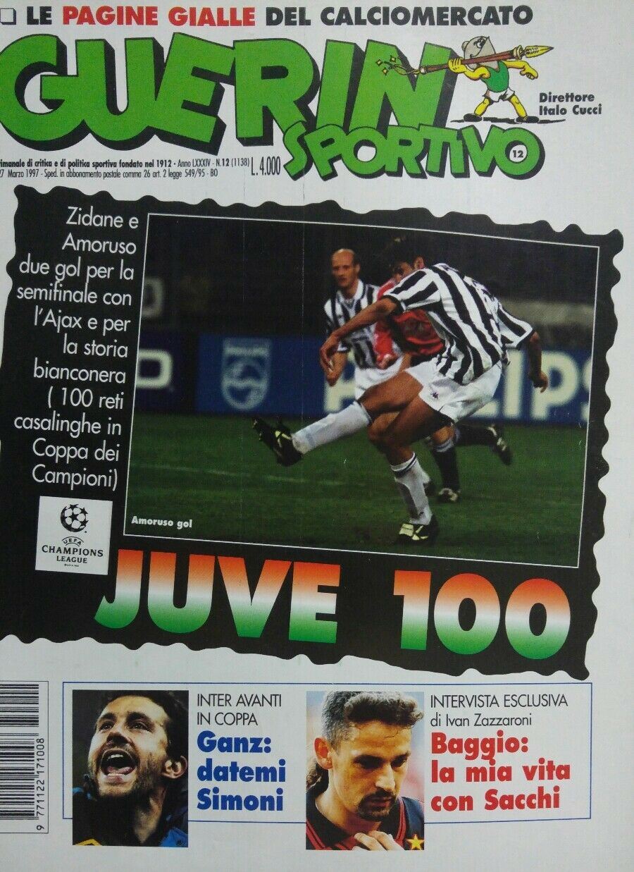 GUERIN SPORTIVO N.12 1997 OTTIMO
