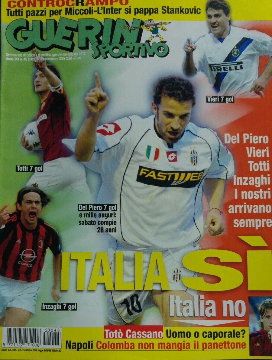 GUERIN SPORTIVO N.45 2002 OTTIMO