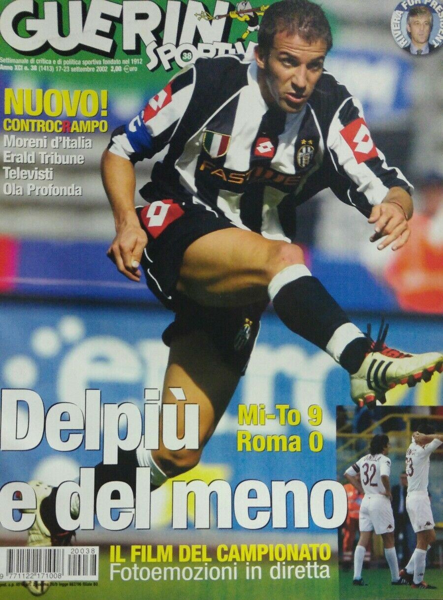 GUERIN SPORTIVO N.38  17 SETTEMBRE 2002 OTTIMO