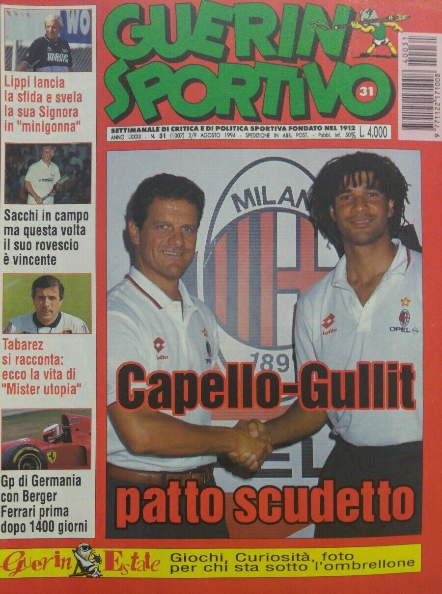 GUERIN SPORTIVO N.31  1994 OTTIMO