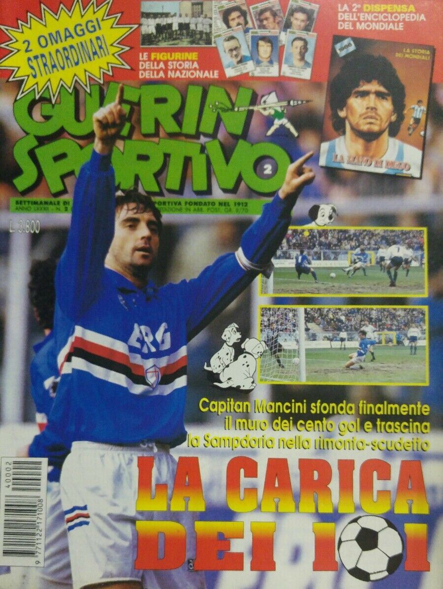 GUERIN SPORTIVO N.2 1994 OTTIMO CON INSERTO MARADONA  E FIGURINE